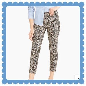 COPY - JCrew Factory Cropped Leopard pants EUC